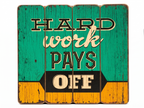 Revuola 16x16 Rustic Wooden Plank Wall Art Sign Inspirational Quotes