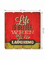 Revuola 16x16 Rustic Wooden Plank Wall Art Sign Inspirational Quotes