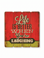 Revuola 16x16 Rustic Wooden Plank Wall Art Sign Inspirational Quotes