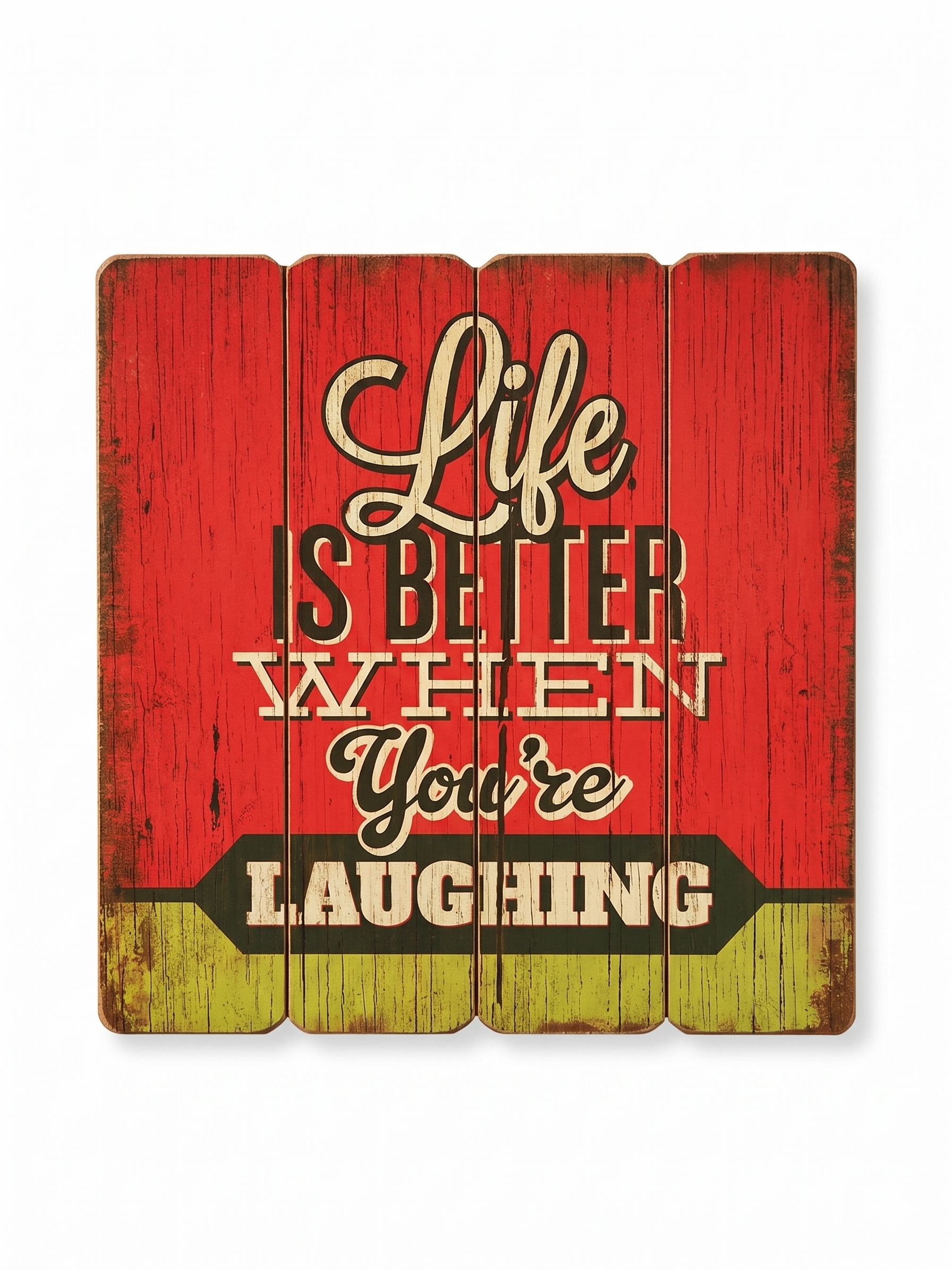 Revuola 16x16 Rustic Wooden Plank Wall Art Sign Inspirational Quotes