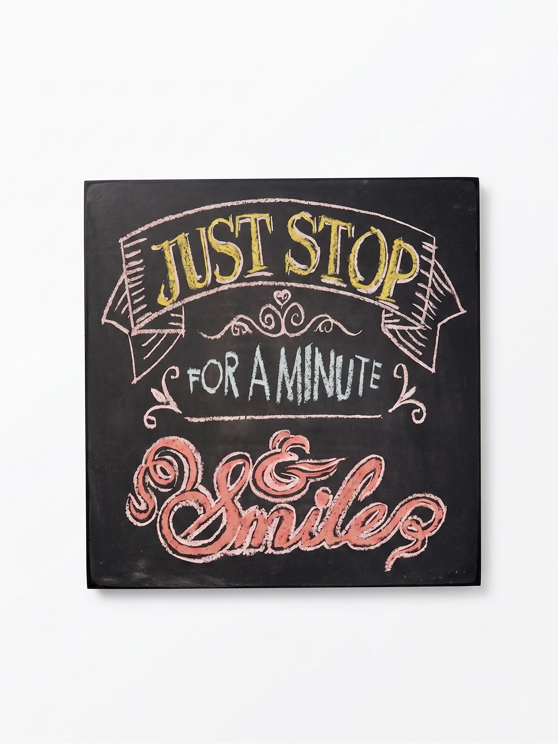 Revuola 12x12 Wooden Chalkboard Wall Art Sign with Inspirational Quotes