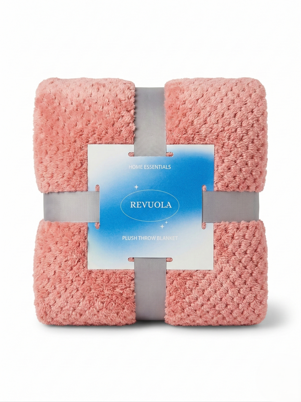 Revuola Luxury Grain Flannel Throw Blanket –  Ultra-Soft & Breathable – Premium High-Density Fleece – Lightweight Warmth for Sofa & Bed – Machine Washable