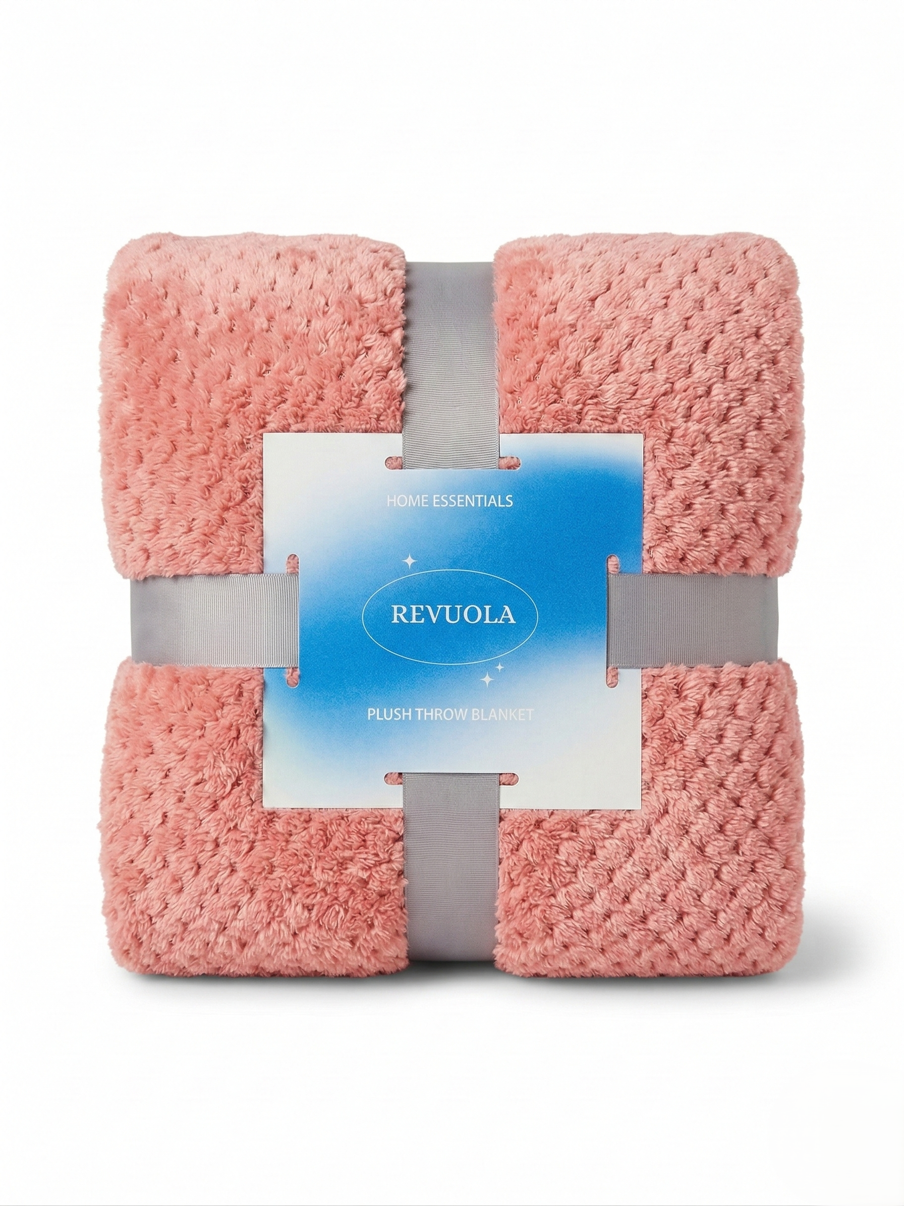 Revuola Luxury Grain Flannel Throw Blanket –  Ultra-Soft & Breathable – Premium High-Density Fleece – Lightweight Warmth for Sofa & Bed – Machine Washable